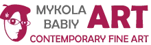 Logo for Mykola Babiy Fine Art Portfolio - Original Paintings and Style Experiments.